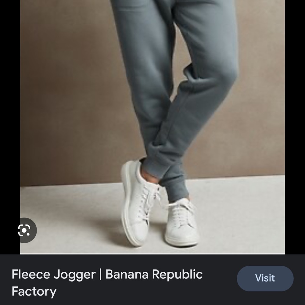 COPY - FLEECE JOGGER Banana Republic
